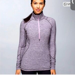 lululemon athletica Purple Zip-Up Sweatshirt